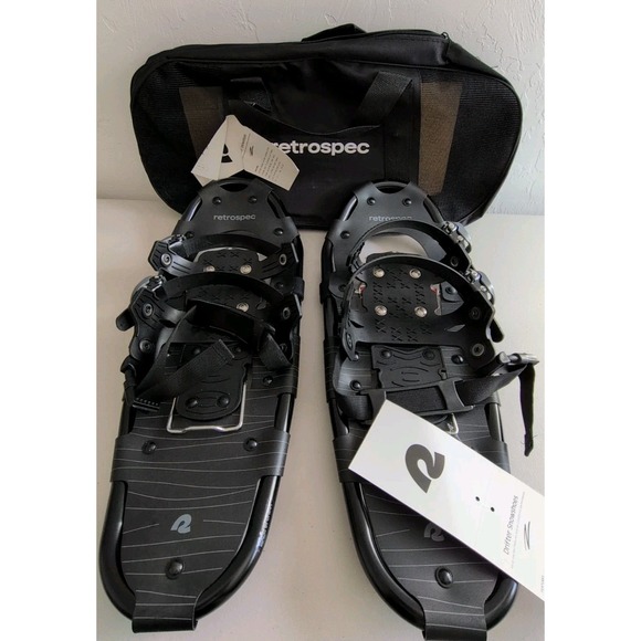 Retrospec Other - Retrospec Drifter Snowshoes for Unisex - Aluminum Alloy Frames 8"x21" 80-120 Lbs